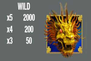 MAXBET dragon king wild symbol